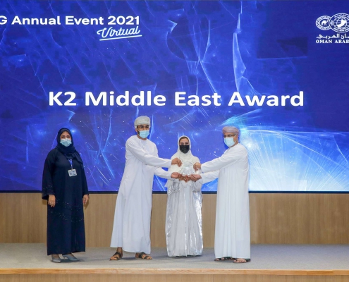 OAB Receives K2 Middle East Workflow Hero Award 2020